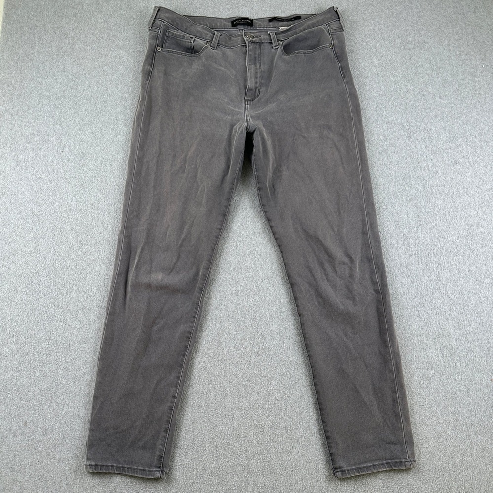 Banana Republic Jeans Womens 33L High Rise Skinny Gray Premium Denim